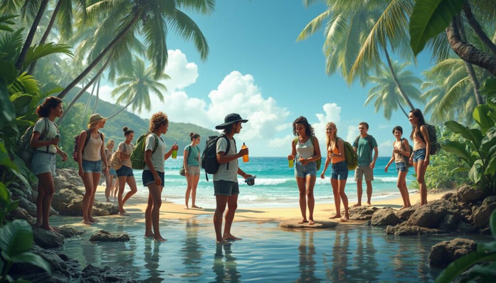 découvrez une aventure unique en dominique pour onze étudiants, alliant immersion culturelle et engagement écologique. plongez dans un environnement préservé tout en participant à des activités pédagogiques enrichissantes. une expérience inoubliable qui favorise l'apprentissage et la découverte dans un cadre naturel exceptionnel.