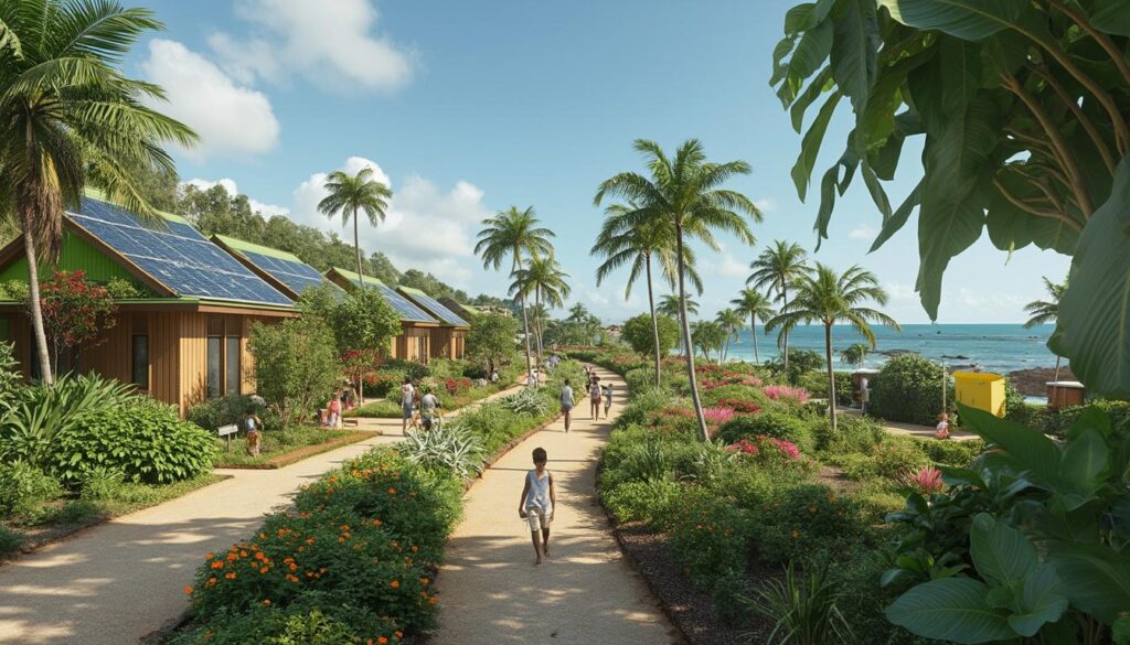 découvrez l'écoquartier cœur de grippon en guadeloupe, un projet innovant alliant durabilité et qualité de vie, qui transforme notre approche de l'habitat et de l'environnement pour un avenir meilleur.